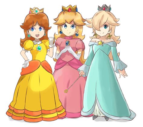 who are the princesses in mario